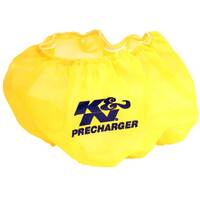 K&N E-3650PY Air Filter Wrap PRECHARGER WRAP, YELLOW, CUSTOM