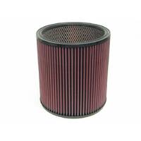K&N E-3659 Round Air Filter 9"OD, 7-1/2"ID, 9"H; W/INNER WIRE