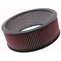K&N E-3760 Round Air Filter 14"OD, 12"ID, 5"H; W/INNER WIRE