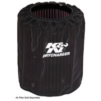 K&N E-4710DK Air Filter Wrap DRYCHARGER WRAP; E-4710, BLACK, CUSTOM