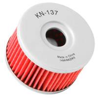 K&N KN-137 Oil Filter OIL FILTER; POWERSPORTS CARTRIDGE