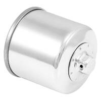 K&N KN-138C Oil Filter OIL FILTER; POWERSPORTS; SPIN-ON CHROME