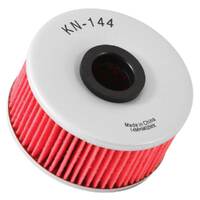 K&N KN-144 Oil Filter OIL FILTER; POWERSPORTS CARTRIDGE