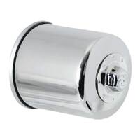 K&N KN-303C Oil Filter OIL FILTER; POWERSPORTS; SPIN-ON CHROME