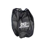 K&N RC-4900DK Air Filter Wrap DRYCHARGER WRAP, BLACK, CUSTOM