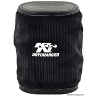 K&N YA-7008DK Air Filter Wrap DRYCHARGER WRAP; YA-7008, BLACK