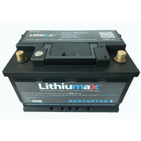 Lithiumax Gen3 RESTART10 Bluetooth 1000CA,100Ah PbEq Starter Battery