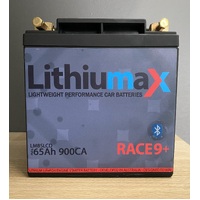 Lithiumax NEW Gen5 RACE9+ 900CA Bluetooth Engine Starter Battery