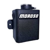 MOROSO TANK COOLANT EXPANSION,CATCH CAN UNIVERSAL 1.25 QT. BLACK POWDER COAT