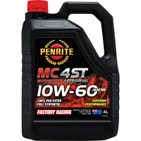 Penrite MC-4 Synthetic Motorcycle Oil - 10W-60 , 4 Litre