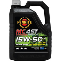 Penrite MC-4 Motorcycle Oil - 15W-50, 4 Litre