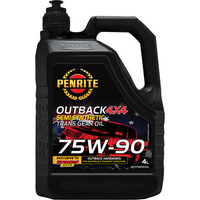 Penrite Outback 4x4 Trans Gear Oil - 75W-90, 4 Litre