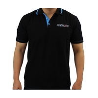 Proflow CORPERATE POLO BLACK/BLUE XXXXL
