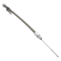 Proflow Engine Oil Dipstick Universal Steel Chrome Handle 1/4 in. NPT Fitting