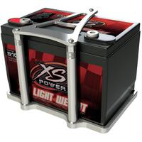 Proflow Universal Deluxe Battery Mount Hold Down XS Power Billet Aluminium Machined / Anodised Finish