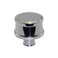 Proflow Breather Cap Push-In Ball-Milled ,Polished Aluminum