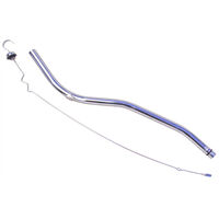 Proflow Transmission Dipstick Dipstick and Tube Chrome Powerglide 24 in. Long Each