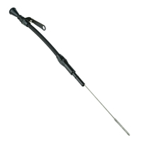 Proflow Engine Dipstick Braided Stainless Steel Black Billet Handle Dart SHP Block SB For Chevrolet