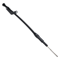 Proflow Engine Dipstick Braided Steel Aluminium Black Black Anodised For Holden Commodore Late VN Heads 253.308