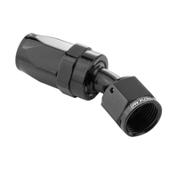 Proflow 30 Degree Hose End -06AN Hose to Female Black