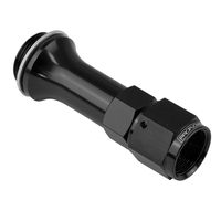 Proflow Carburettor Inlet Hose End Female -06AN To 7/8 x 20 For Holley 3in. Black