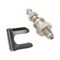Proflow Remote Bleeder Kit SS304 To Suit Brake/Clutch M10 x 1.0 To -3/AN3 Remote Mount Bleeder Clip