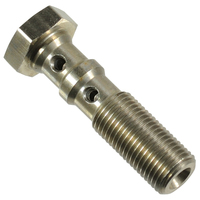 Proflow Stainless Steel Double Banjo Bolt 7/16 x 20 40mm Long