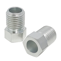 Proflow Brake Hard Line Tube Nut 3/8in. x 24 Qty 2 For 1/4in. Pipe