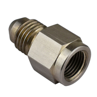Proflow Female Adaptor 1/8in. NPT Straight To Male -03AN Stainless