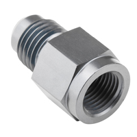 Proflow Female Adaptor 1/8in. NPT Straight To Male -04AN Silver