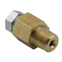 Proflow Line Lock Hose Fitting Kit 1/8" NPT to 3/8-24 Inverted Flare Suits 3/16" Tube