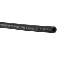 Proflow Black Push Lock Hose -04AN (1/4") 1 Metre Length Bulk