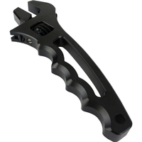 Proflow Billet Aluminium Adjustable AN Grip Wrench Spanner Black