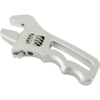 Proflow Billet Compact Adjustable AN Grip Wrench Spanner Silver