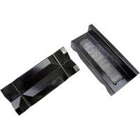 Proflow Vise Jaw Protectors Aluminium Black Anodised Inserts Internal Magnets per Pair