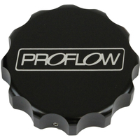 Proflow Billet Radiator Cap Cover Large Black