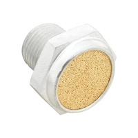 Proflow Diff Housing Breather / Vent Universal Tank Breather Sintered Bronze 1/8in. NPT