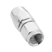 Proflow Fitting Hose End Straight Full Flow -06AN Polished