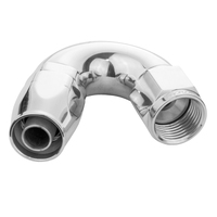 Proflow Fitting Hose End 150 Degree Full Flow -08AN Polished