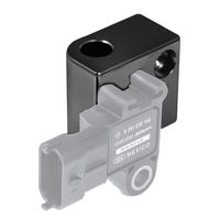 Proflow GM LS Engine MAP Sensor Relocation Block Suits LS2/LS3 MAP Sensor w/ 1/8" NPT Port Black