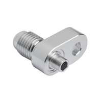 Proflow Engine Steam Line Fitting Male -04AN Silver For Holden LS Each