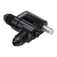 Proflow Engine Steam Line Fitting 2-Port Male -04AN Swivel For Holden LS Black Each