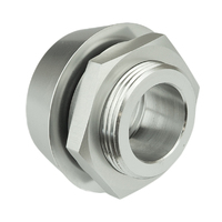 Proflow Valve Cover Bolt in Breather Adaptor AN12 Female Silver