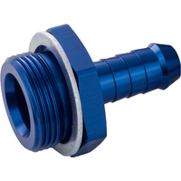 Proflow Fitting Inlet Fuel Adaptor Male Holley Fuel Bowl 3/8in. Male Barb Blue