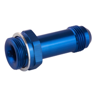 Proflow Fitting Inlet Fuel Adaptor Male Holley Fuel Bowl 7/8 x 20 -08AN 2in. Blue