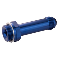 Proflow Fitting Inlet Fuel Adaptor Male Holley Fuel Bowl 7/8 x 20 To -08AN Male 3in. Blue