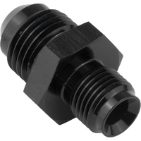 Proflow Fitting Inlet Fuel Straight Adaptor Male 1/2in. x 20 To -08AN Black
