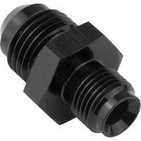 Proflow Fitting Inlet Fuel Straight Adaptor Male 5/8in. x 18 To -08AN Black