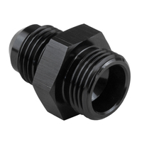 Proflow Fitting Inlet Fuel Straight Adaptor Male -06AN To 5/8in. x 20 Black