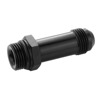 Proflow Quick Release Fuel Fitting Holley Inlet Feed -08AN Male To -08AN Male 2in. Black